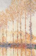 Claude Monet Peupliers an Bourd de l-Epte oil